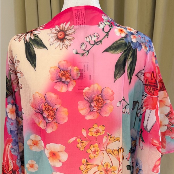 NWT - Agua Bendita x Revolve - Women’s Dará Floral Kimono Coverup - Picture 7 of 9